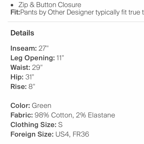 Zadig at Voltaire skinny jeans skinny jeans size 4 us - Picture 2 of 2